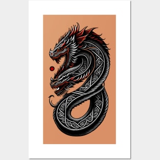 Double Headed Dragon Posters and Art